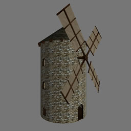 3D moulin  vent