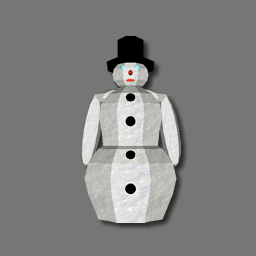 3D Bonhomme de neige ( free cob )