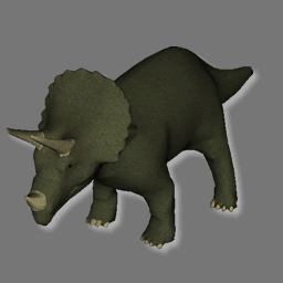 3D triceratops RWX ( RWX free )