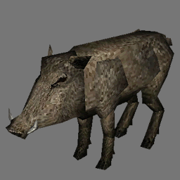 3D boar avatar avatar ( rwx free )