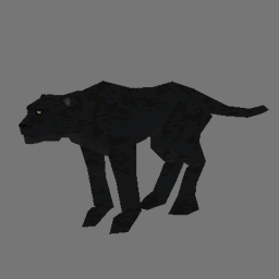 3D panther avatar ( rwx free )