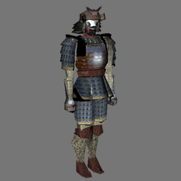 3D samourai avatar ( rwx free )