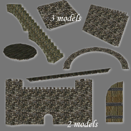 3d castel set 1 ( rwx free )