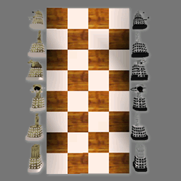 3d Dalek Chess Set ( free cob )