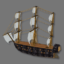 3D Galleon ( cob free )