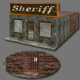 3D Sheriff's Office and Jail ( cob free )
