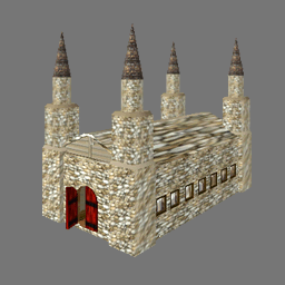 3D Stone Church ( cob free )