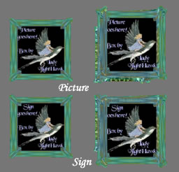 3D Sign / Picture box free
