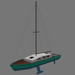 3D Sailing ship cob free