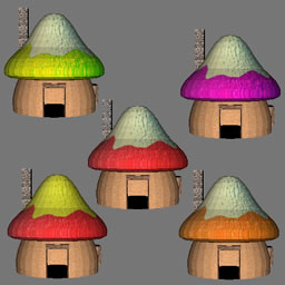 3d Maison Champignon free rwx