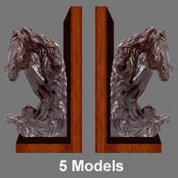 3d Bookends ( rwx free )