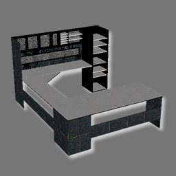 3d Computer Desk ( rwx free )