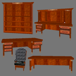 3d OfficeDesk-set ( rwx free )