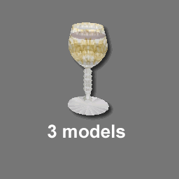 3d Wine Goblet ( rwx free )