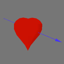 3D heart (st valentine) cob free