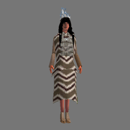 3D avatars indian Navajo ( rwx free )
