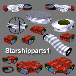 3D starshipparts1 COB ( COB free )