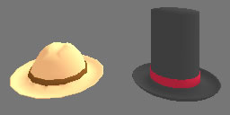3D chapeau