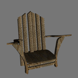 3d tiki chaise ( cob free ) 3d tiki chaise ( cob free )