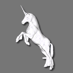 3D Statue licorne ( cob free )