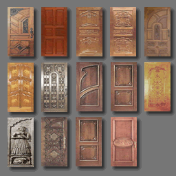 3d set doors ( free rwx )