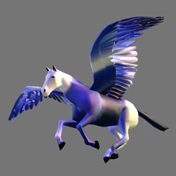 winged horse 3D cob free