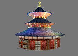 3d temple asia