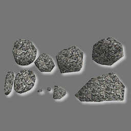 3d set rocks ( free rwx )