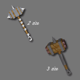 3d battle Hammer ( rwx free )