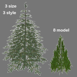 3D pine tree ( free rwx )