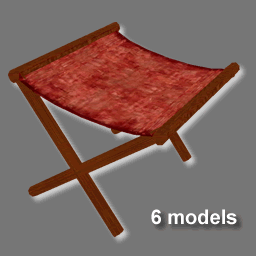 3D chaise de Camp ( free rwx )