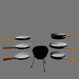 3D Frying pan ( free rwx )