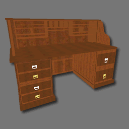 3D Rolltop Desk ( free rwx )