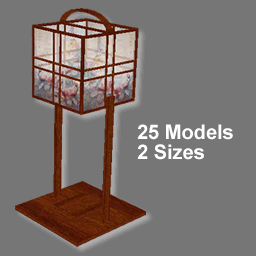 3D Paper Lamp ( free rwx )