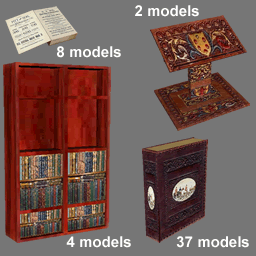 3D Books RWX ( free rwx )