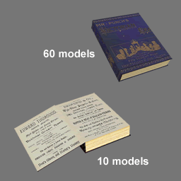 3D Books RWX ( free rwx )