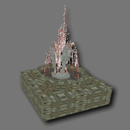 3D fontaine RWX ( free rwx )