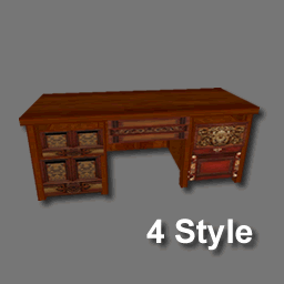 3D Desk RWX ( free rwx )