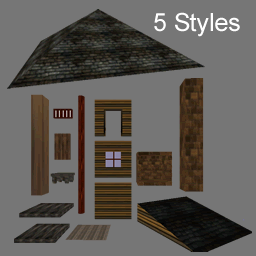 3D logcabins RWX ( free rwx )