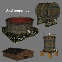 3D Winepress RWX ( free rwx )