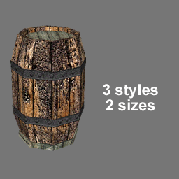 3D barrels RWX ( free rwx )