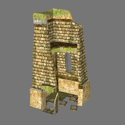 3D ruin03 RWX ( free rwx )