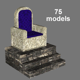 3D trones RWX ( free rwx )