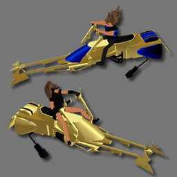 3D avatars speeder riders( RWX FREE )