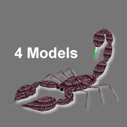 3D avatars Scorpion ( RWX FREE )