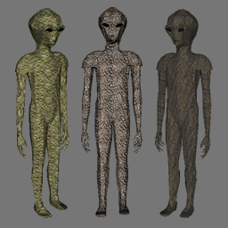 3D Alien avatars ( RWX FREE )