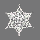 2D Sprite snowflake ornaments (RWX FREE)