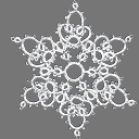 2D Sprite snowflake ornaments (RWX FREE)