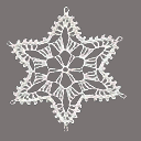 2D Sprite snowflake ornaments (RWX FREE)