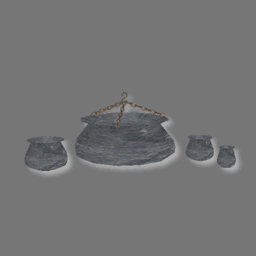 3d set cauldron ( cob free )